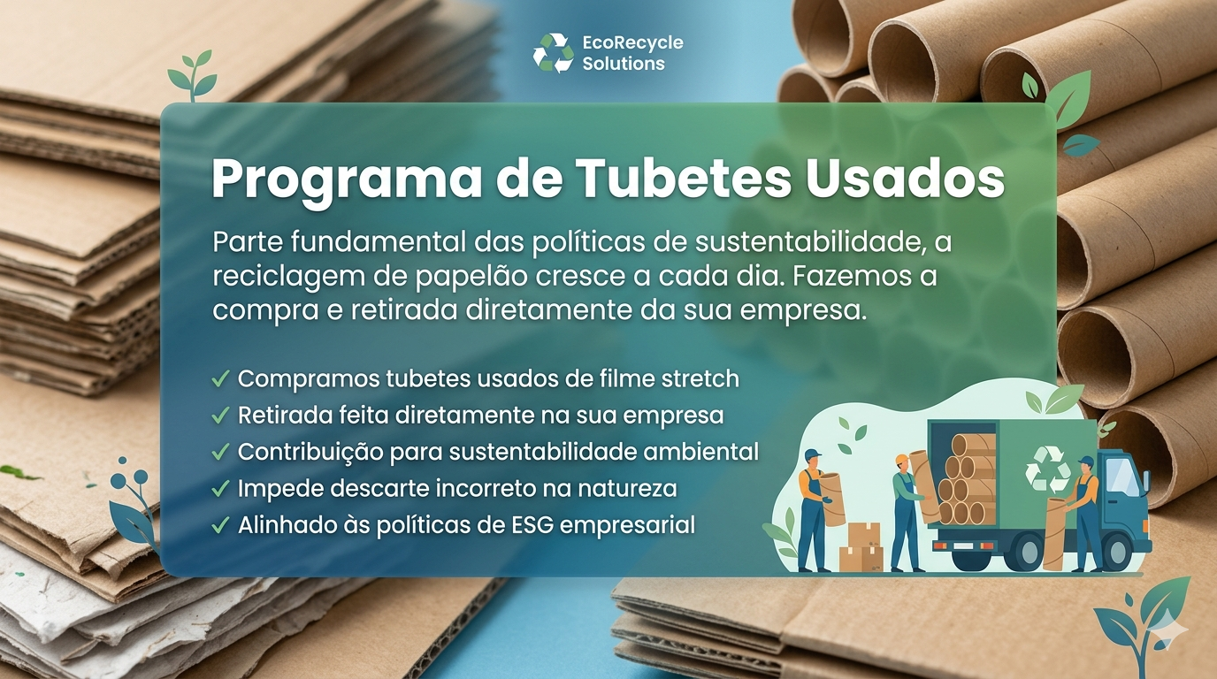 Programa de Tubetes Usados — coleta sustentável